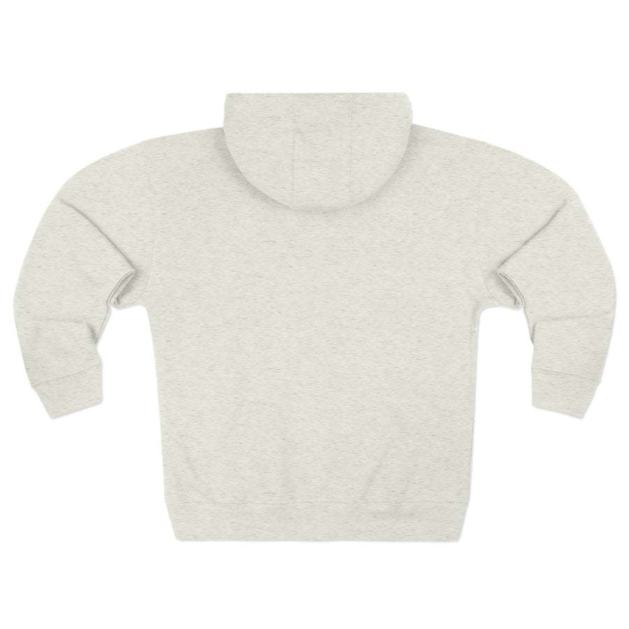Zip Hoodie — ‘Alhamdulillah’ Script Zip-Up Hoodie (Minimal Islamic Gratitude Design)