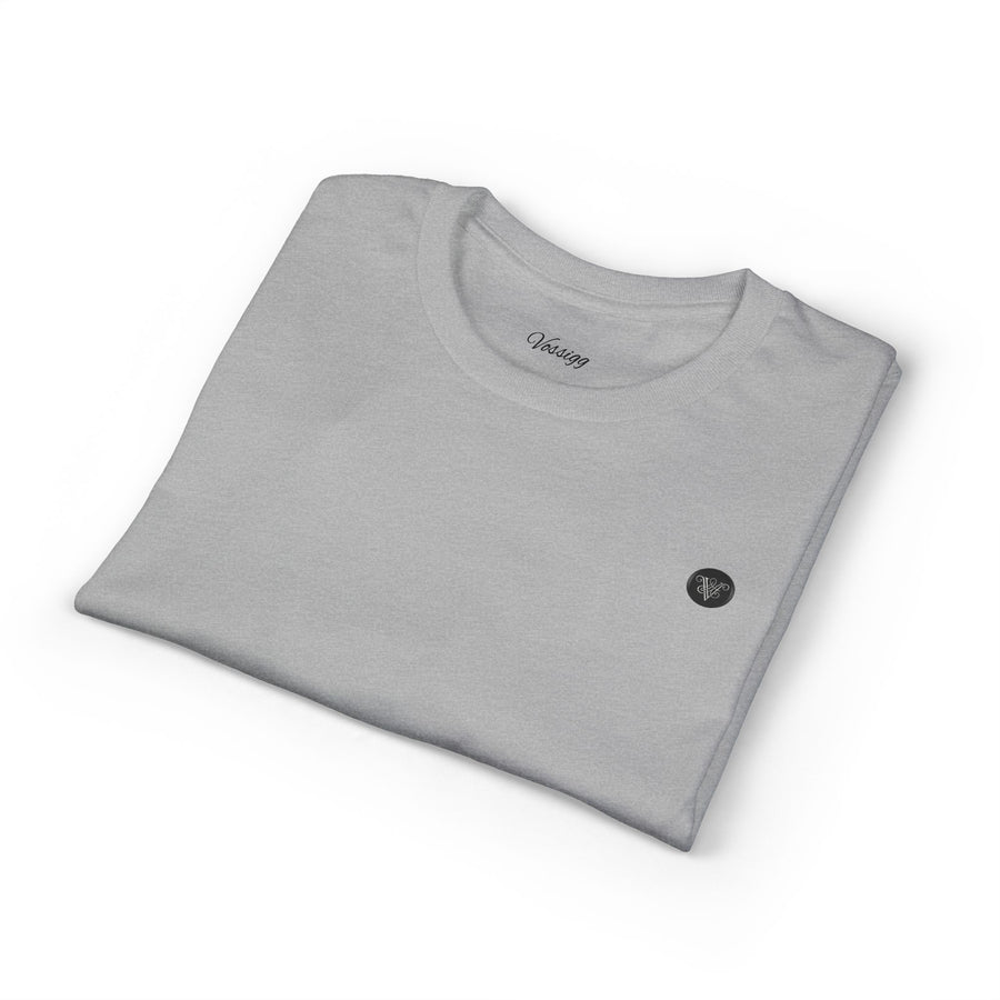 Street Gothic Logo T-Shirt — 'Doomsday' Black Script Back Print