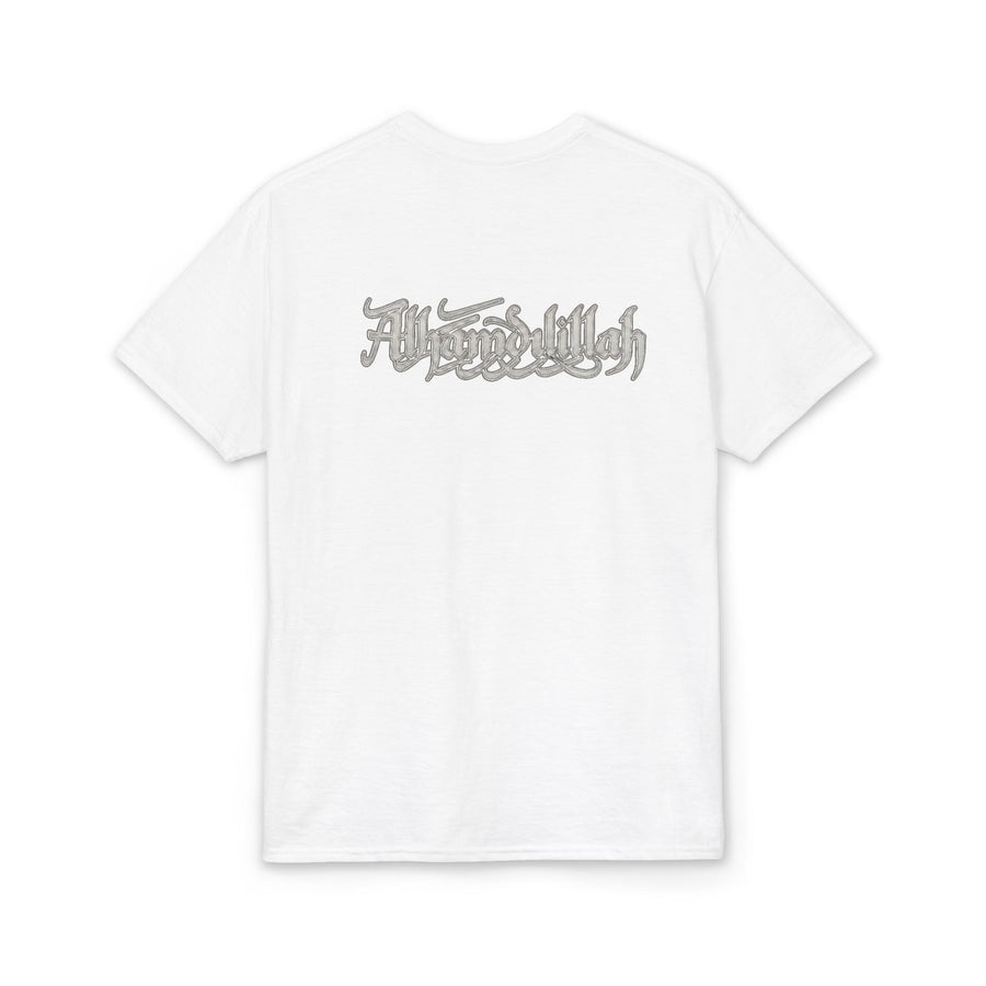Street Gothic Logo T-Shirt — 'Doomsday' Black Script Back Print