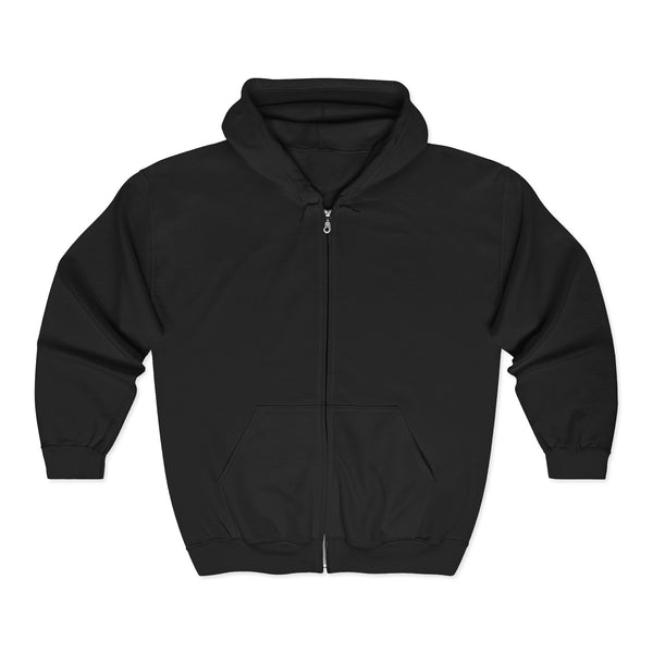 Alhamdulillah Script Zip Hoodie — Islamic Praise Full‑Zip Hooded Sweatshirt