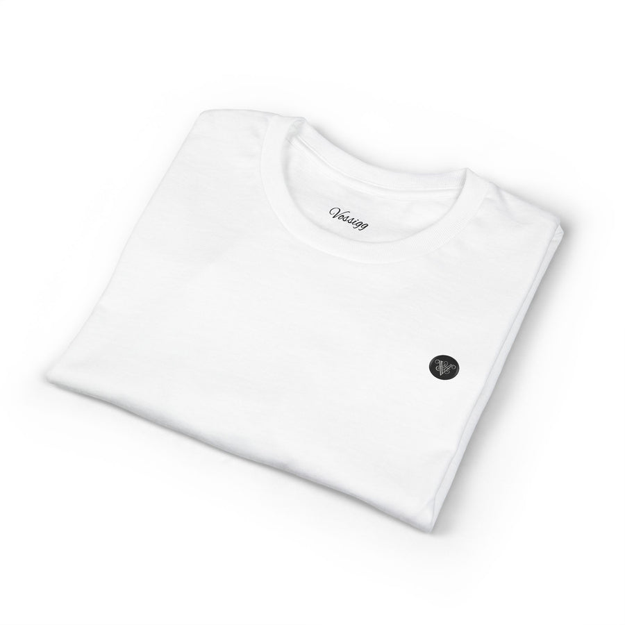 Street Gothic Logo T-Shirt — 'Doomsday' Black Script Back Print