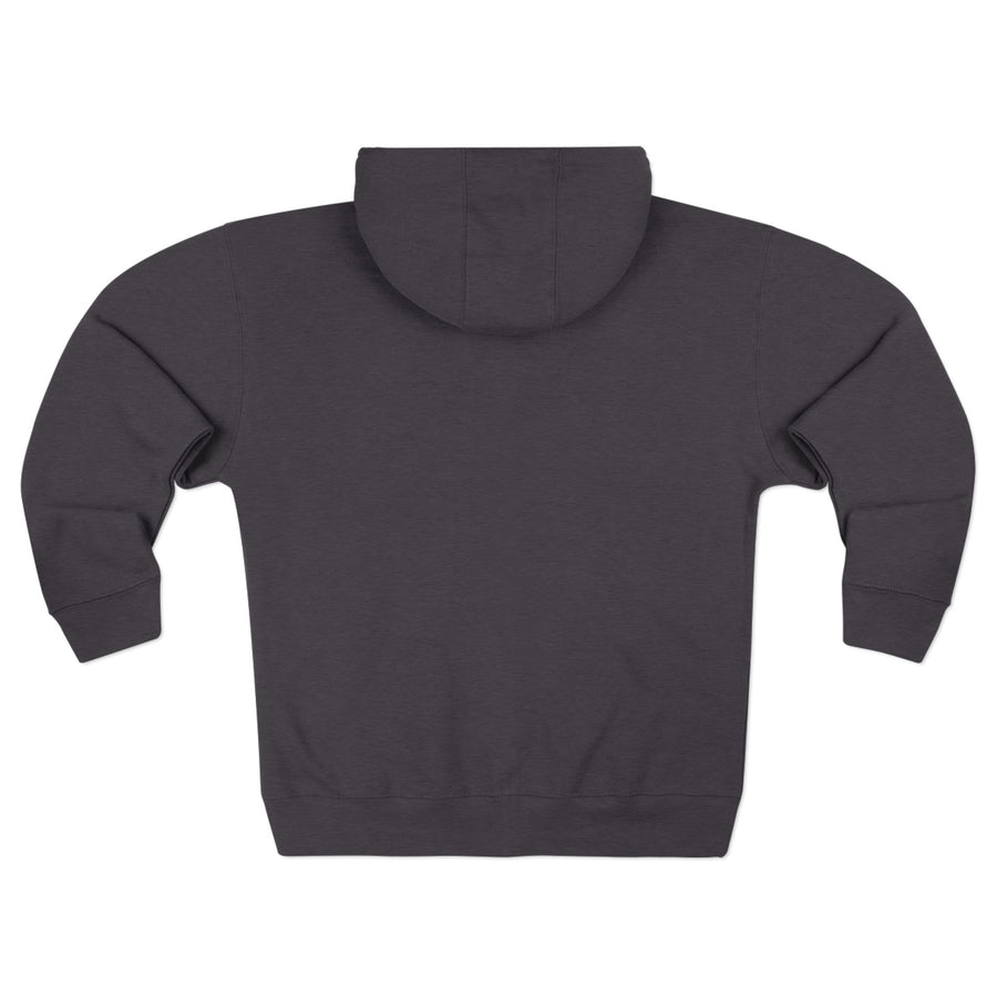 Zip Hoodie — ‘Alhamdulillah’ Script Zip-Up Hoodie (Minimal Islamic Gratitude Design)