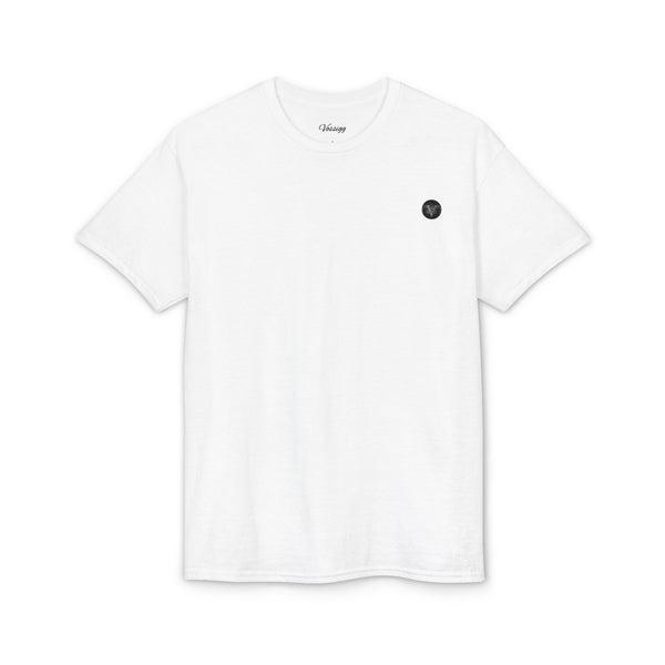 Street Gothic Logo T-Shirt — 'Doomsday' Black Script Back Print