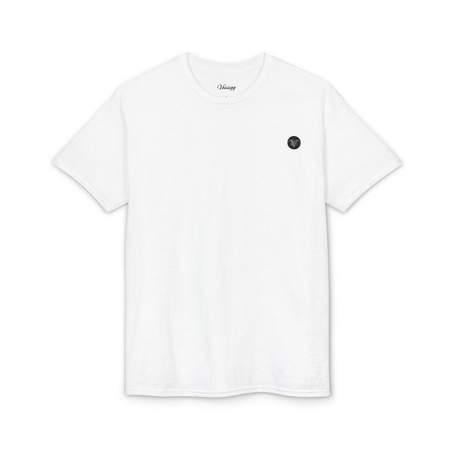 Street Gothic Logo T-Shirt — 'Doomsday' Black Script Back Print